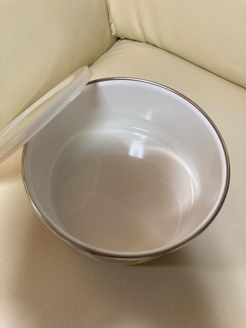 1388.未使用☆コシノミチコ☆ふた付きホーローボウル☆ミチコロンドン < インテリア/ライフ  1388.未使用☆コシノミチコ☆ふた付きホーローボウル☆ミチコロンドン < インテリア/ライフの