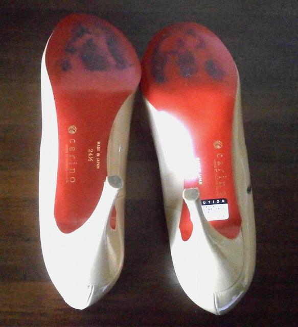 ◆carino カリーノ パンプス 中古品 24.5 ベージュ < 女性ファッション  ◆carino カリーノ パンプス 中古品 24.5 ベージュ < 女性ファッションの