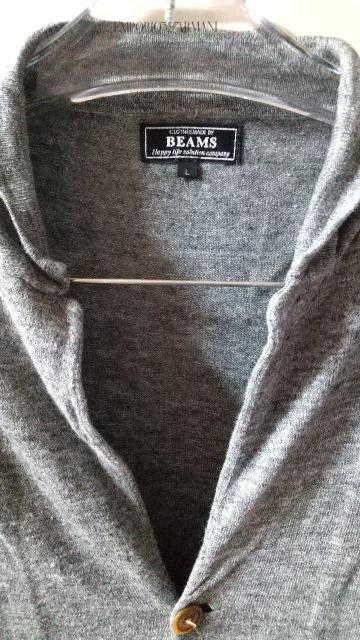 格安 紳士長袖カーディガン BEAMS サイズL < ブランド 格安 紳士長袖カーディガン BEAMS サイズL < ブランドの