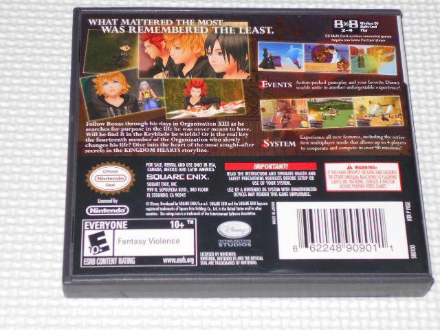 DS★KINGDOM HEARTS 358/2 DAYS 海外版 北米版 < ゲーム本体/ソフト  DS★KINGDOM HEARTS 358/2 DAYS 海外版 北米版 < ゲーム本体/ソフトの