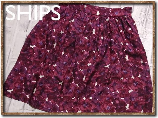 シップス 花柄シルクスカート < ブランド  シップス 花柄シルクスカート  < ブランドの