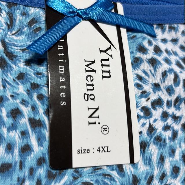 新品未着用タグ付き★4Lー5L対応 ヒップレース豹柄デザインショーツ★ブルー < 女性ファッション  新品未着用タグ付き★4Lー5L対応 ヒップレース豹柄デザインショーツ★ブルー < 女性ファッションの