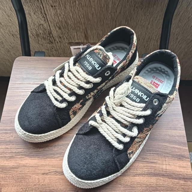 新品 25.5cm メンズ スニーカー シューズ 靴 ブラック 男女兼用 < 男性ファッション  新品 25.5cm メンズ スニーカー シューズ 靴 ブラック 男女兼用  < 男性ファッションの