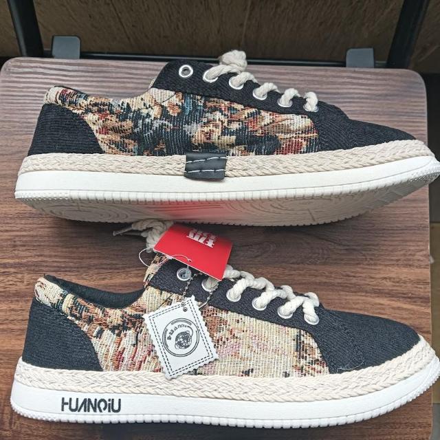 新品 25.5cm メンズ スニーカー シューズ 靴 ブラック 男女兼用 < 男性ファッション  新品 25.5cm メンズ スニーカー シューズ 靴 ブラック 男女兼用 < 男性ファッションの