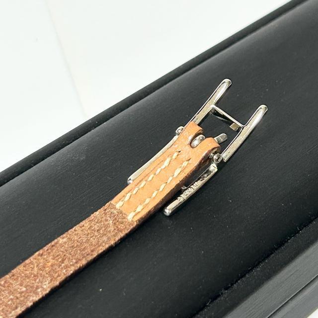 美品 HERMES エルメス アピ3 レザー ロングブレスレット バングル チョーカー < ブランド 美品 HERMES エルメス アピ3 レザー ロングブレスレット バングル チョーカー < ブランドの