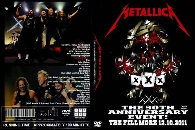 METALLICA 30TH ANNIVERSARY 12.10.2011 メタリカ < CD/DVD/ビデオ  METALLICA 30TH ANNIVERSARY 12.10.2011 メタリカ  < CD/DVD/ビデオの