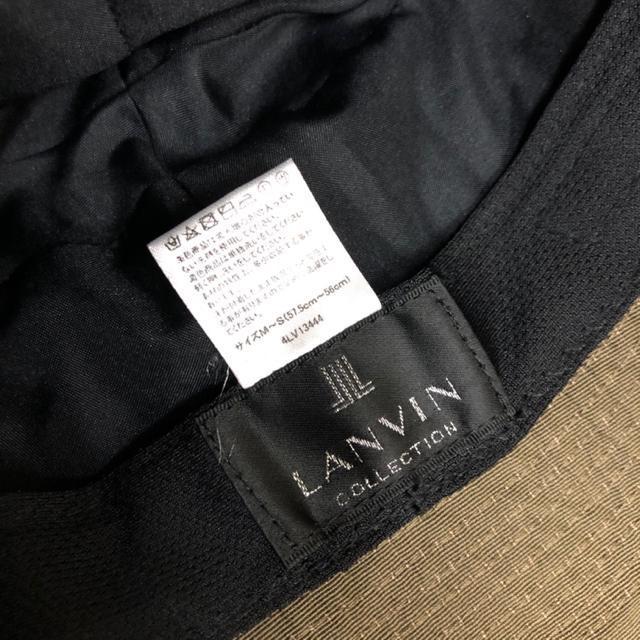 即決 LANVIN COLLECTION ハット 帽子 < ブランド  即決 LANVIN COLLECTION ハット 帽子 < ブランドの