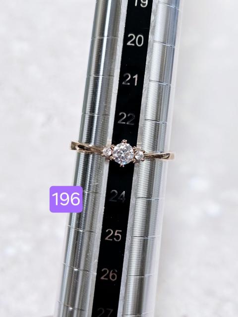 (196) ラインストーン ピンクゴールド 指輪 リング 23号 < 女性アクセサリー/時計 (196) ラインストーン ピンクゴールド 指輪 リング 23号 < 女性アクセサリー/時計の