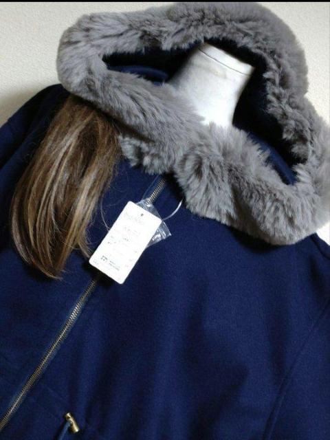 新品タグ8L★ボリュームフェイクファー★ジップコート < 女性ファッション  新品タグ8L★ボリュームフェイクファー★ジップコート < 女性ファッションの