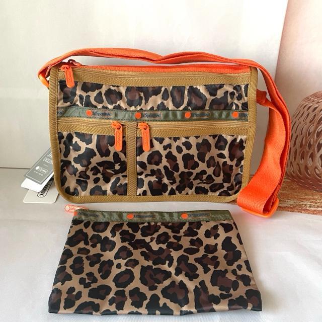 ★新品未使用★LeSportsac レスポートサック ヒョウ柄 ショルダーバッグ ポーチ 7507 S セット 送料無料 < 女性ファッション  ★新品未使用★LeSportsac レスポートサック ヒョウ柄 ショルダーバッグ ポーチ 7507 S セット 送料無料  < 女性ファッションの