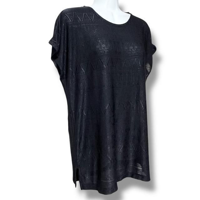 透かし刺繍デザイン☆ドルマンシアーカットソー☆ヴィンテージ☆Y2K < 女性ファッション  透かし刺繍デザイン☆ドルマンシアーカットソー☆ヴィンテージ☆Y2K < 女性ファッションの