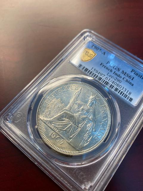 PCGS NCG �A���e�B�[�N�R�C���@��݁@�s�A�X�g�� �� �z�r�[�� 