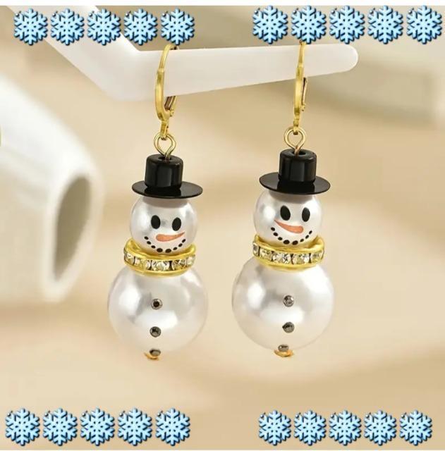 込み★クリスマス★可愛い!雪だるまピアス★ < 女性アクセサリー/時計  込み★クリスマス★可愛い!雪だるまピアス★ < 女性アクセサリー/時計の
