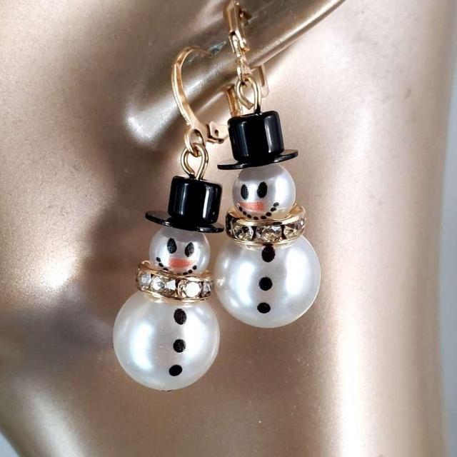 込み★クリスマス★可愛い!雪だるまピアス★ < 女性アクセサリー/時計  込み★クリスマス★可愛い!雪だるまピアス★ < 女性アクセサリー/時計の