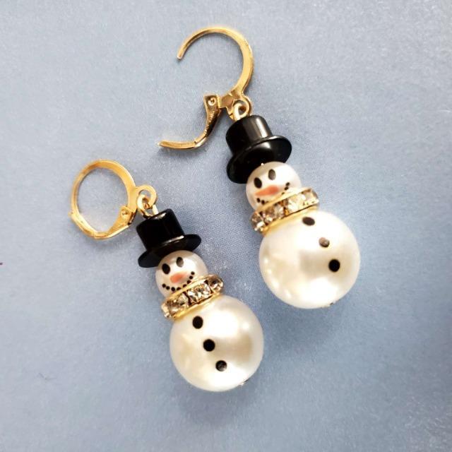 込み★クリスマス★可愛い!雪だるまピアス★ < 女性アクセサリー/時計  込み★クリスマス★可愛い!雪だるまピアス★ < 女性アクセサリー/時計の