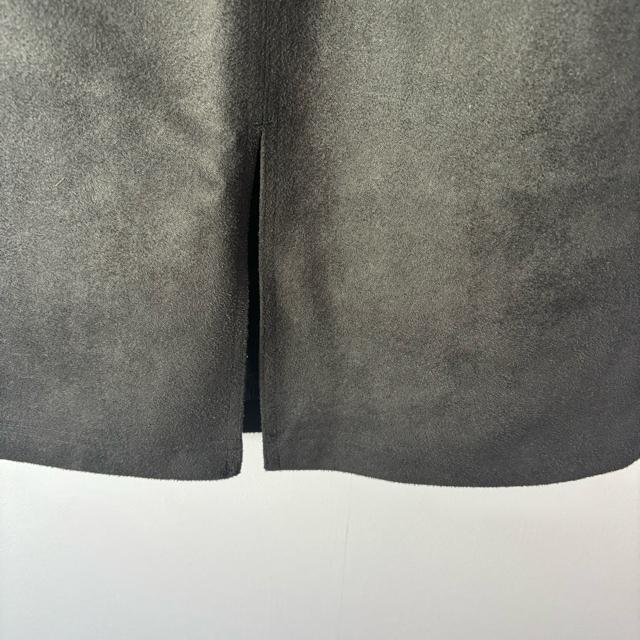 【新品タグ付き】SABUROKU★サブロク フェイクスエード 前スリット タイトスカート ダークブラウン 日本製 前スリット < 女性ファッション 【新品タグ付き】SABUROKU★サブロク フェイクスエード 前スリット タイトスカート ダークブラウン 日本製 前スリット < 女性ファッションの