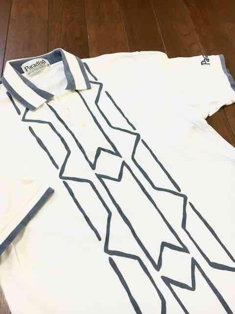 【即決】PARADISO◆バイカラー◆メンズデザインポロシャツ◆M < 男性ファッション  【即決】PARADISO◆バイカラー◆メンズデザインポロシャツ◆M < 男性ファッションの