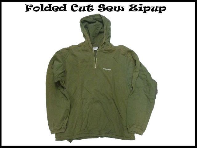 新 ヴィンテージ FOLDED フード付ハーフジップパーカ XL < 男性ファッション  新 ヴィンテージ FOLDED フード付ハーフジップパーカ XL  < 男性ファッションの