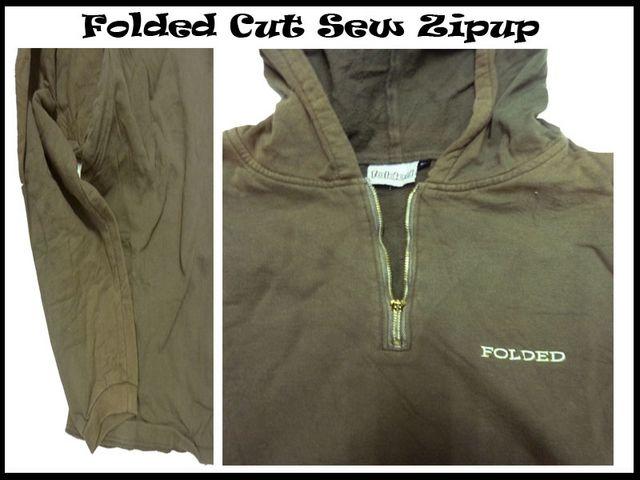新 ヴィンテージ FOLDED フード付ハーフジップパーカ XL < 男性ファッション  新 ヴィンテージ FOLDED フード付ハーフジップパーカ XL < 男性ファッションの
