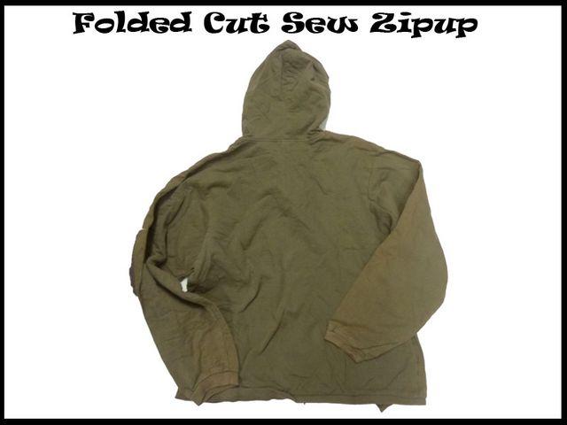 新 ヴィンテージ FOLDED フード付ハーフジップパーカ XL < 男性ファッション  新 ヴィンテージ FOLDED フード付ハーフジップパーカ XL < 男性ファッションの
