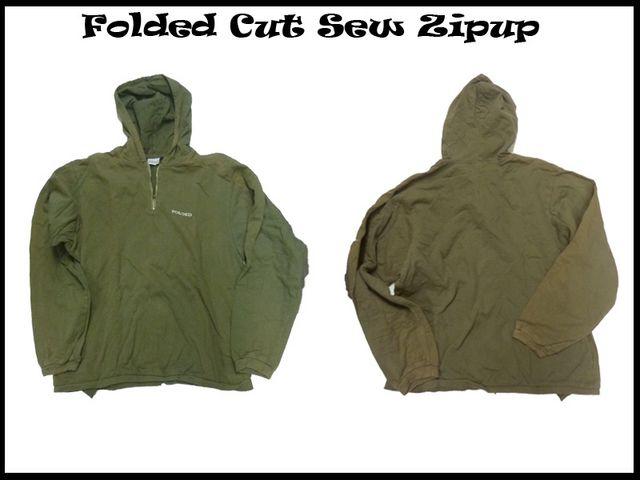 新 ヴィンテージ FOLDED フード付ハーフジップパーカ XL < 男性ファッション  新 ヴィンテージ FOLDED フード付ハーフジップパーカ XL < 男性ファッションの