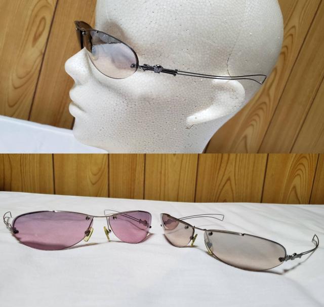 正規レア hyde着 同型 ヴェルサーチ メデューサ×ドラッグパイプ サングラス 茶 DP 軽量 ゴシック フレームレスアイウェア < ブランド  正規レア hyde着 同型 ヴェルサーチ メデューサ×ドラッグパイプ サングラス 茶 DP 軽量 ゴシック フレームレスアイウェア < ブランドの