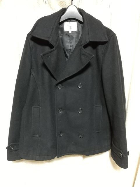 TK ショート丈 Pコート サイズ3 黒 ブラック ティーケー ピーコート アウター ジャケット 古着 メンズ 中古 服 < ブランド  TK ショート丈 Pコート サイズ3 黒 ブラック ティーケー ピーコート アウター ジャケット 古着 メンズ 中古 服  < ブランドの