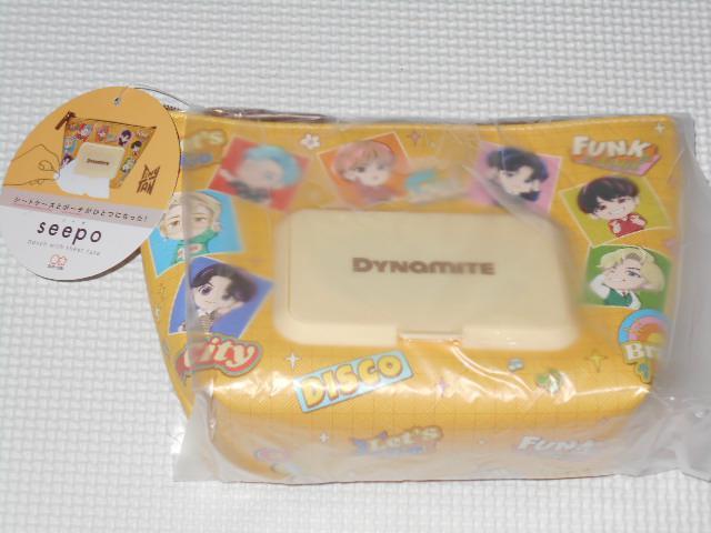BTS TinyTAN シーポ B シートケース ポーチ 19×13cm タグ付★新品未開封 < タレントグッズ  BTS TinyTAN シーポ B シートケース ポーチ 19×13cm タグ付★新品未開封  < タレントグッズの