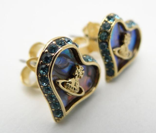 Vivienne Westwood ヴィヴィアン ウエストウッド PETRA ペトラ ピアス ハート ブルー系<USED>送料無料 < ブランド Vivienne Westwood ヴィヴィアン ウエストウッド PETRA ペトラ ピアス ハート ブルー系<USED>送料無料 < ブランドの