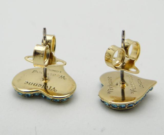 Vivienne Westwood ヴィヴィアン ウエストウッド PETRA ペトラ ピアス ハート ブルー系<USED>送料無料 < ブランド Vivienne Westwood ヴィヴィアン ウエストウッド PETRA ペトラ ピアス ハート ブルー系<USED>送料無料 < ブランドの