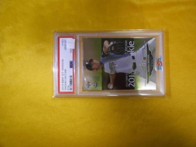 大谷翔平 2013 BBM 183  Green&Black RC 100 made PSA10 GEM MINT < トレーディングカード  大谷翔平 2013 BBM 183  Green&Black RC 100 made PSA10 GEM MINT  < トレーディングカードの