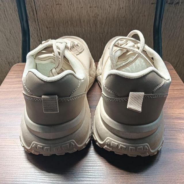 新品 25cm レディース スニーカー ブラウン シューズ 靴 身長アップ 厚底 < 男性ファッション  新品 25cm レディース スニーカー ブラウン シューズ 靴 身長アップ 厚底 < 男性ファッションの