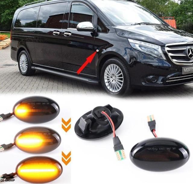 希少■送料無料 2個セット メルセデスベンツ W447/W639/W168/スマート450/452対応 流れるLEDサイドマーカー < 自動車/バイク 希少■送料無料 2個セット メルセデスベンツ W447/W639/W168/スマート450/452対応 流れるLEDサイドマーカー < 自動車/バイク