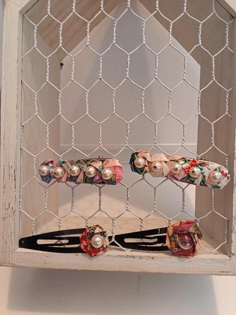 *ハンドメイド* 折り紙 ヘアーアクセサリー 7種類 < 女性ファッション *ハンドメイド* 折り紙 ヘアーアクセサリー 7種類 < 女性ファッションの