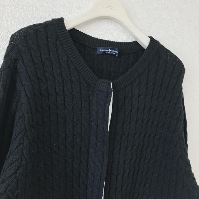 ラブラドールレトリーバー ケーブルニットカーディガン L ラインロゴ < 女性ファッション ラブラドールレトリーバー ケーブルニットカーディガン L ラインロゴ < 女性ファッションの