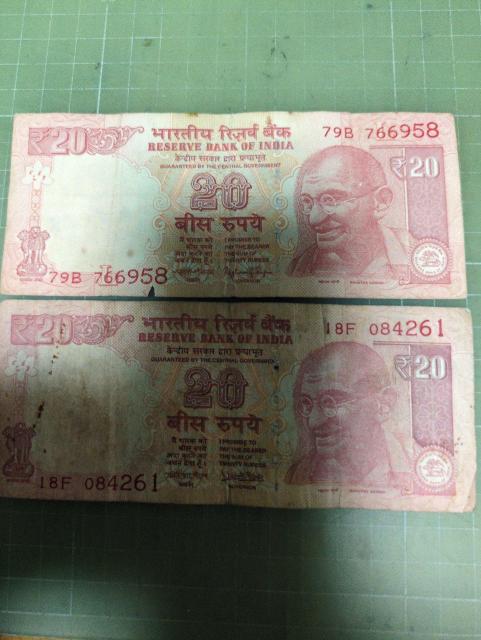 インド旧20ルピー紙幣×2枚(2016.2017) < ホビー インド旧20ルピー紙幣×2枚(2016.2017) < ホビーの