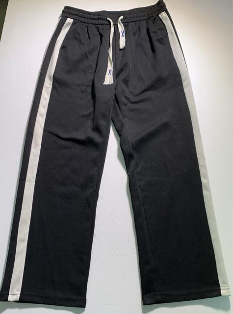 XLサイズ ストライプ ラインパンツ ジャージパンツ 黒 ブラック ダンス 古着 < 男性ファッション XLサイズ ストライプ ラインパンツ ジャージパンツ 黒 ブラック ダンス 古着 < 男性ファッションの