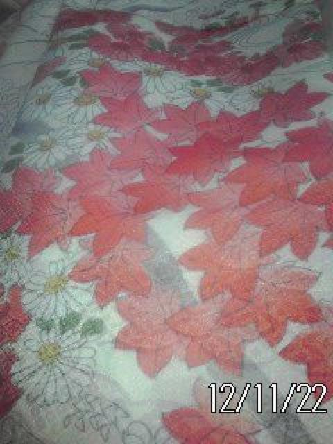 ∞紅葉模様の小紋の着物 < 女性ファッション  ∞紅葉模様の小紋の着物 < 女性ファッションの