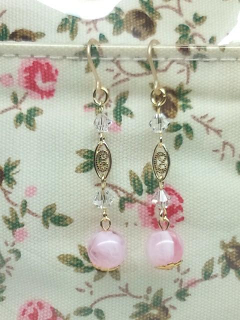 China風スワロフスキー&チェコルージュ樹脂フック☆ < 女性アクセサリー/時計  China風スワロフスキー&チェコルージュ樹脂フック☆ < 女性アクセサリー/時計の