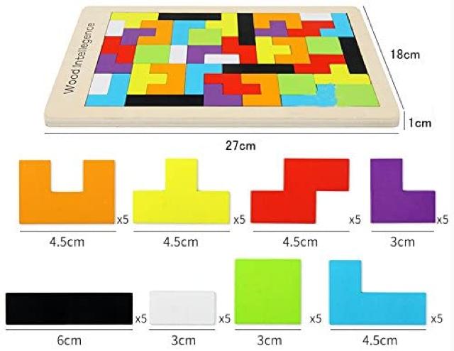 木製テトリスパズル ジグソーパズル 知育玩具 おもちゃ < おもちゃ  木製テトリスパズル ジグソーパズル 知育玩具 おもちゃ < おもちゃの