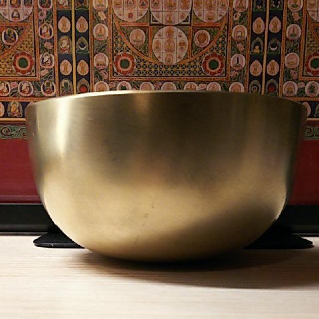 仏具 広丸りん 4寸 ◆口径12cm×高さ6.7cm < インテリア/ライフ  仏具 広丸りん 4寸 ◆口径12cm×高さ6.7cm  < インテリア/ライフの