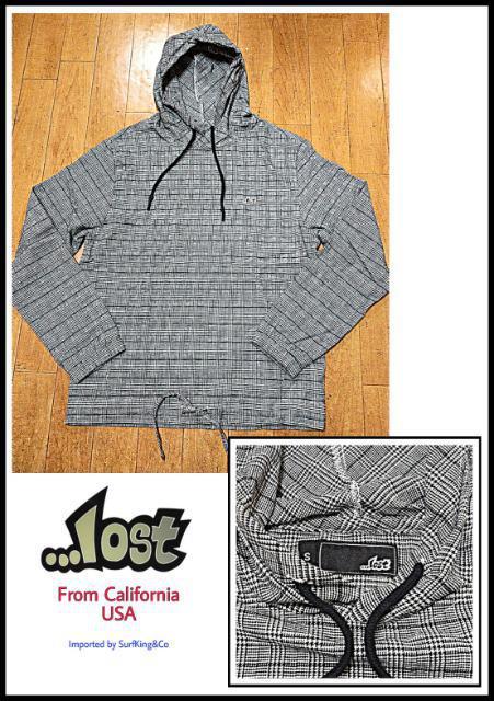 【Lost】最新プルオーバーコットンフーディ★日本未入荷本物USA直輸入限定モデル!お洒落なグレンチェック★一点限り特価SALE! < レジャー/スポーツ  【Lost】最新プルオーバーコットンフーディ★日本未入荷本物USA直輸入限定モデル!お洒落なグレンチェック★一点限り特価SALE!  < レジャー/スポーツの
