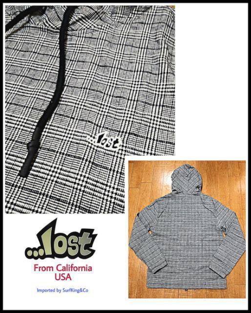 【Lost】最新プルオーバーコットンフーディ★日本未入荷本物USA直輸入限定モデル!お洒落なグレンチェック★一点限り特価SALE! < レジャー/スポーツ  【Lost】最新プルオーバーコットンフーディ★日本未入荷本物USA直輸入限定モデル!お洒落なグレンチェック★一点限り特価SALE! < レジャー/スポーツの