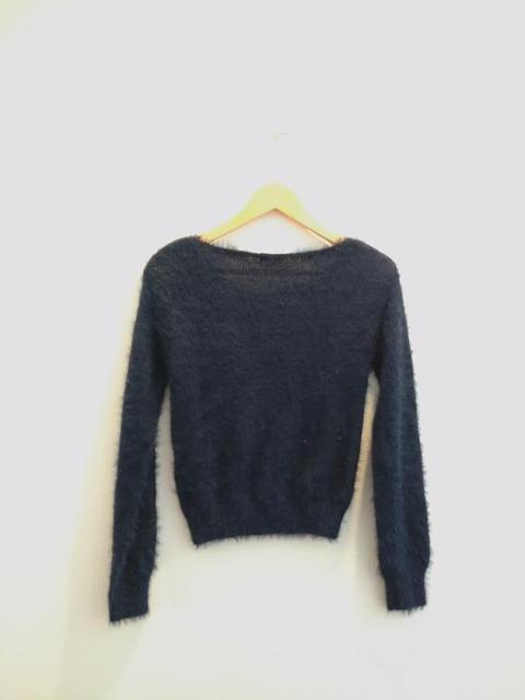 a.v.v アーヴェヴェ◆ネイビー Vネック お花刺繍 ニット セーター XS < ブランド  a.v.v アーヴェヴェ◆ネイビー Vネック お花刺繍 ニット セーター XS < ブランドの