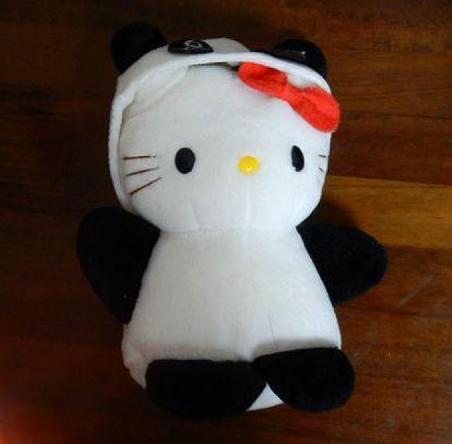 ◆ハローキティ ぬいぐるみ パンダ 中古品 < ホビー  ◆ハローキティ ぬいぐるみ パンダ 中古品  < ホビーの