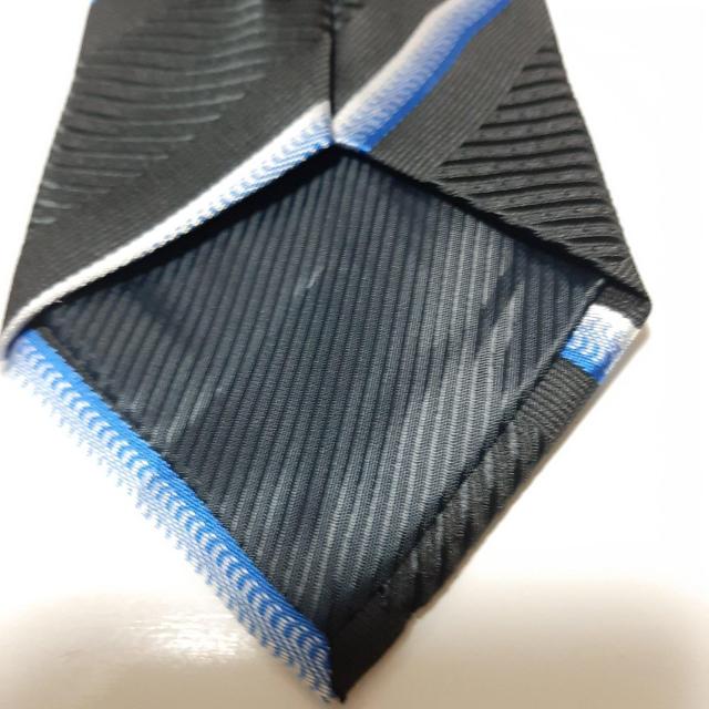 美品 ネクタイ 黒系 ストライプ ajtmj  546 < 男性ファッション  美品 ネクタイ 黒系 ストライプ ajtmj  546 < 男性ファッションの