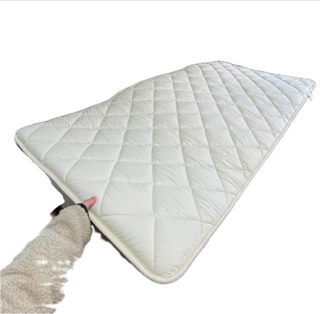 生成り合繊敷布団☆シングルロング☆3.5kg☆3層タイプ☆100×210cm☆両面側綿100% < インテリア/ライフ  生成り合繊敷布団☆シングルロング☆3.5kg☆3層タイプ☆100×210cm☆両面側綿100% < インテリア/ライフの