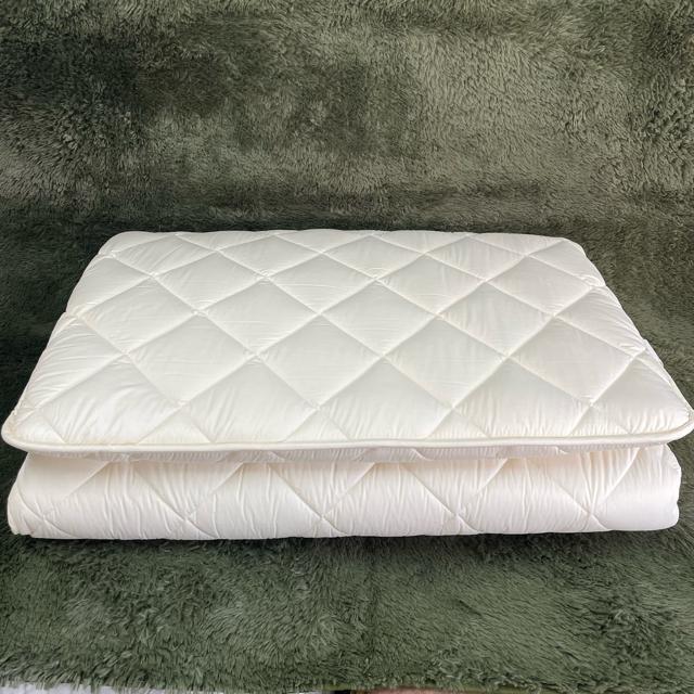 生成り合繊敷布団☆シングルロング☆3.5kg☆3層タイプ☆100×210cm☆両面側綿100% < インテリア/ライフ  生成り合繊敷布団☆シングルロング☆3.5kg☆3層タイプ☆100×210cm☆両面側綿100% < インテリア/ライフの