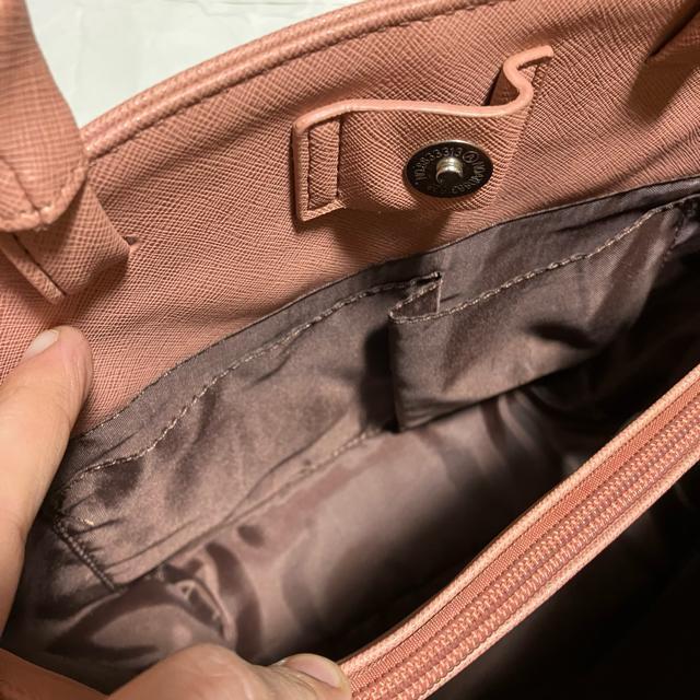 【ノーブランド扱い】 レザー / ハンドバッグ / ピンク < 女性ファッション  【ノーブランド扱い】 レザー / ハンドバッグ / ピンク < 女性ファッションの