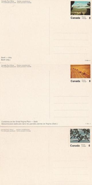 カナダ 郵便絵はがき8¢1970年代 3種【F-14】 < ホビー カナダ 郵便絵はがき8¢1970年代 3種【F-14】 < ホビーの
